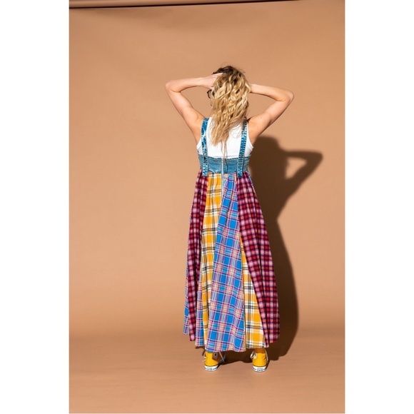 Dressed in LALA - Walking on Sunshine Overalls Dress (Small) - Picture 3 of 11